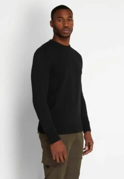 Lyle & Scott Trui - Jet Black