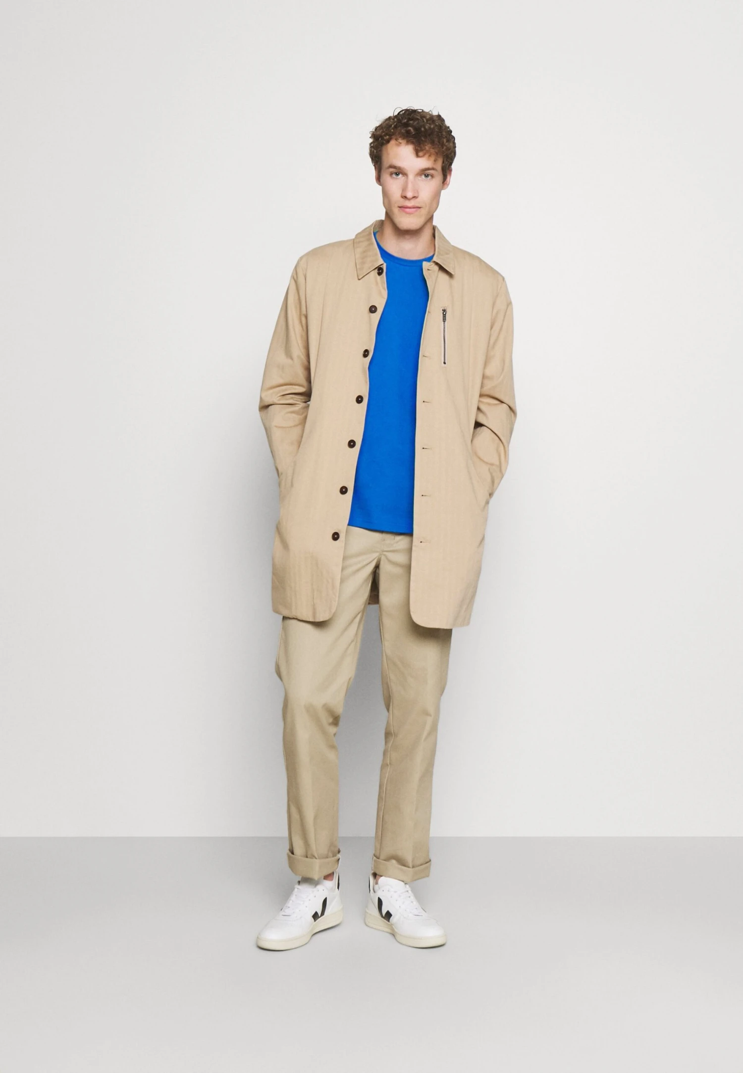 Lyle & Scott Plain - T-Shirt Basic - Bright Blue 2 Lyle & Scott Plain - T-Shirt Basic - Bright Blue - Afbeelding 2