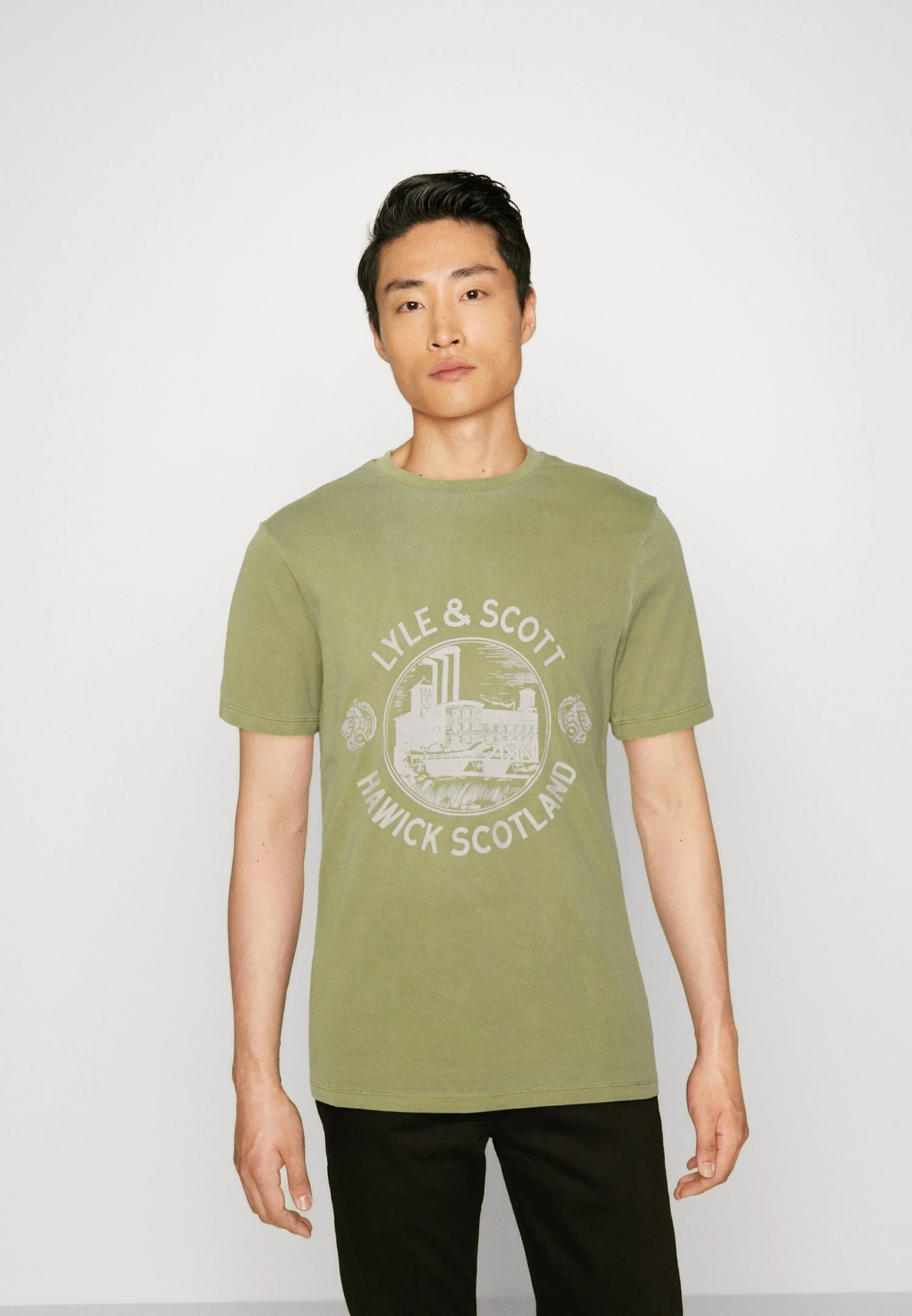 Lyle & Scott Hawick - T-Shirt Print - Seaweed 1 Lyle & Scott Hawick - T-Shirt Print - Seaweed