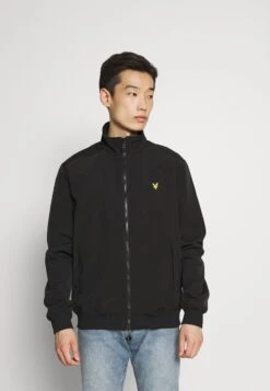 Lyle & Scott Funnel Neck Jacket - Lichte Jas - Jet Black