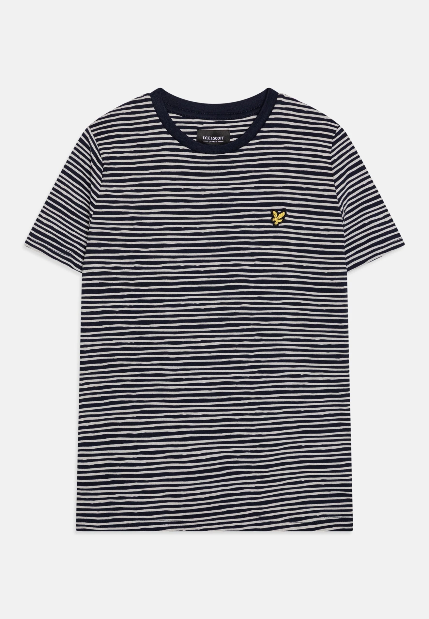 Lyle & Scott Stripe Tee - T-Shirt Print - Navy 1 Lyle & Scott Stripe Tee - T-Shirt Print - Navy