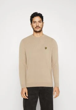 Lyle & Scott Crew Neck Jumper - Trui - Sesame