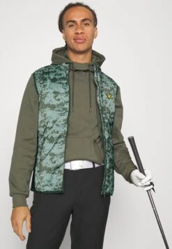 Lyle & Scott Seafoam Gilet - Softshelljas - Cactus Green/ Stonewall Green -Lyle & Scott Verkoop 83223e58fd114679aa5b78d4716ceb3b