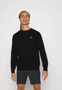 Lyle & Scott Evolution Crew - Trui - Jet Black