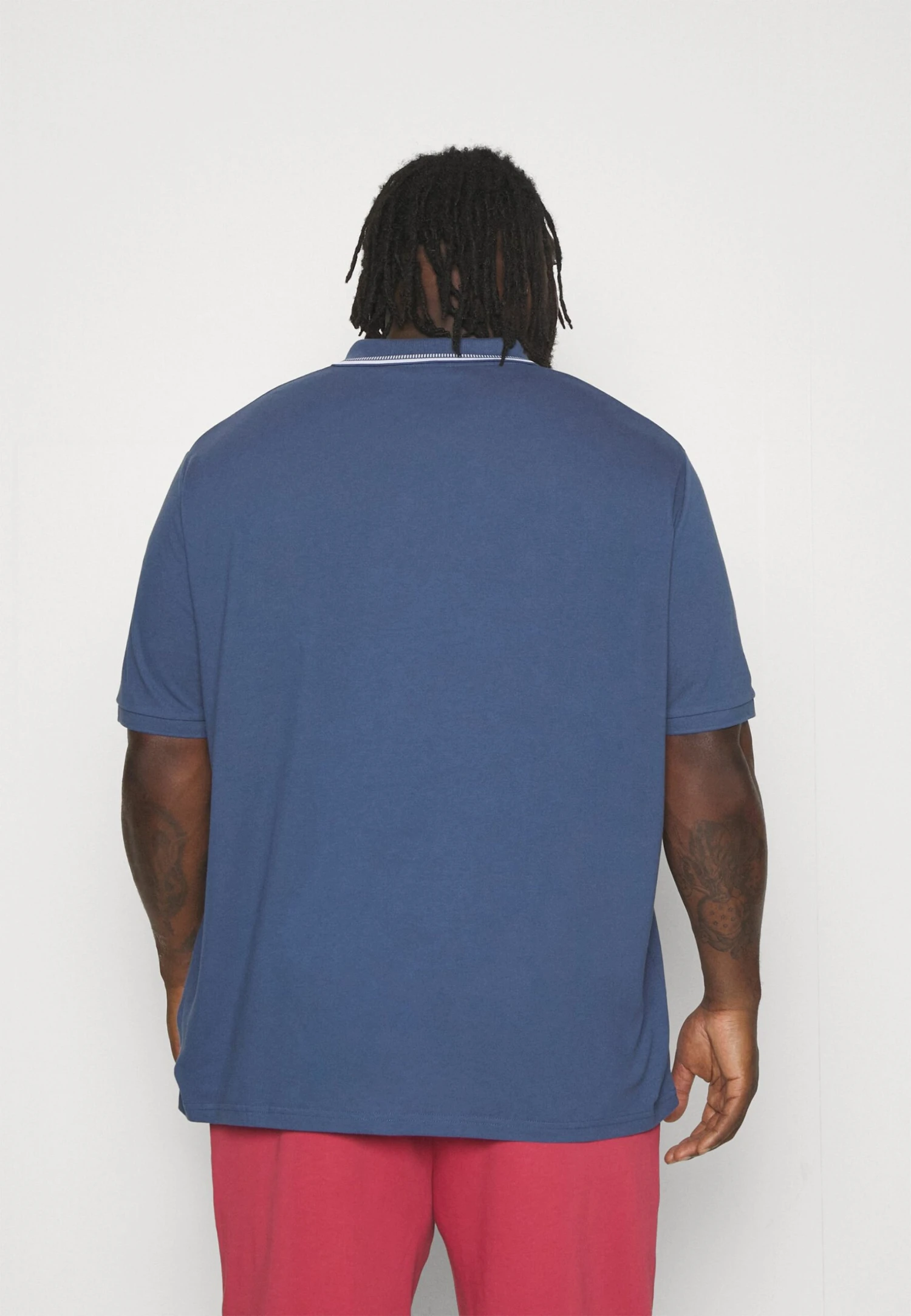 Lyle & Scott Plus Dashed Tipped - Poloshirt - Ink Blue 3 Lyle & Scott Plus Dashed Tipped - Poloshirt - Ink Blue - Afbeelding 3