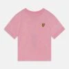 Lyle & Scott Acid Wash Tonal Ringer Fitted Tee - T-Shirt Basic - Orchid Smoke