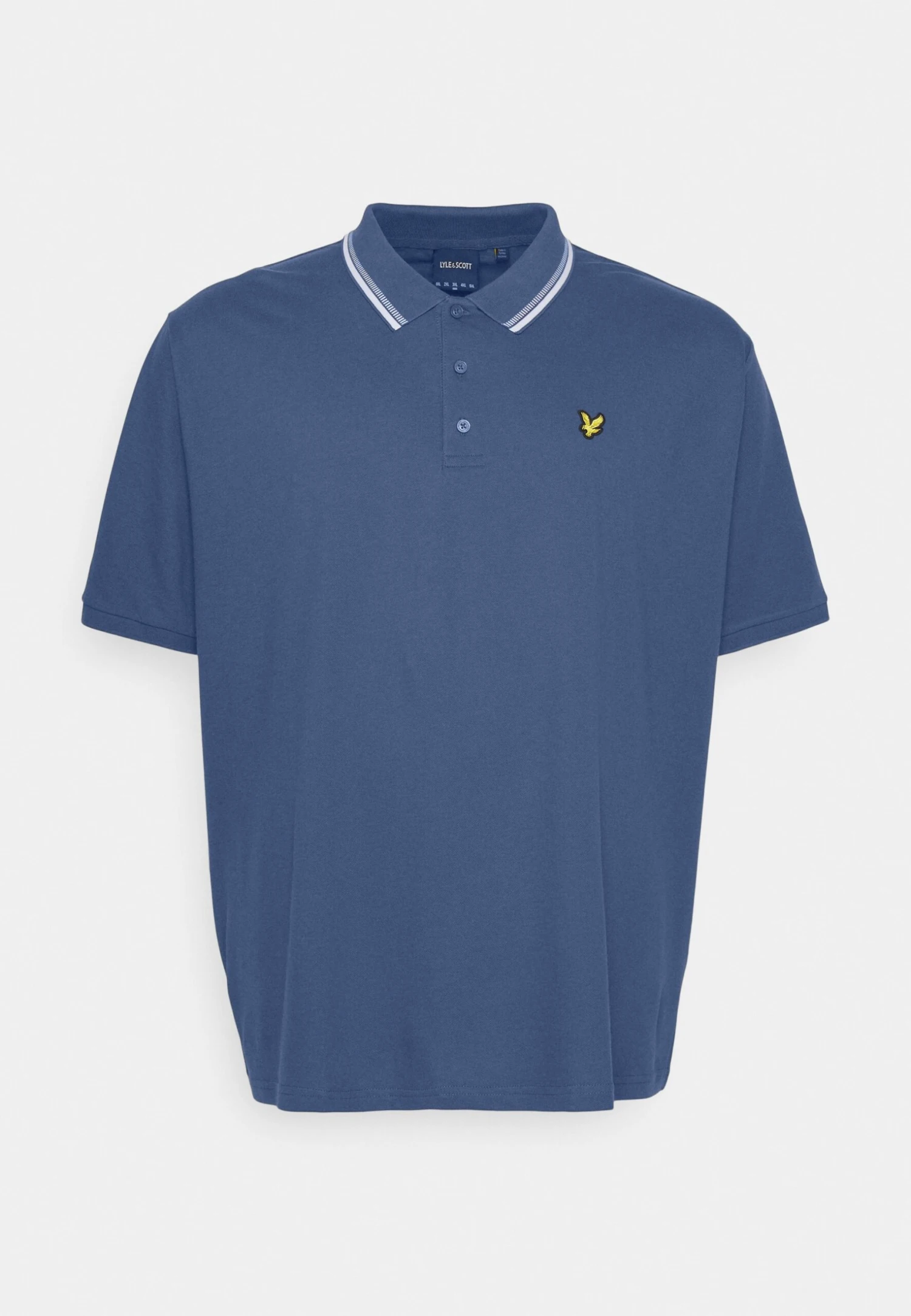 Lyle & Scott Plus Dashed Tipped - Poloshirt - Ink Blue 4 Lyle & Scott Plus Dashed Tipped - Poloshirt - Ink Blue - Afbeelding 4