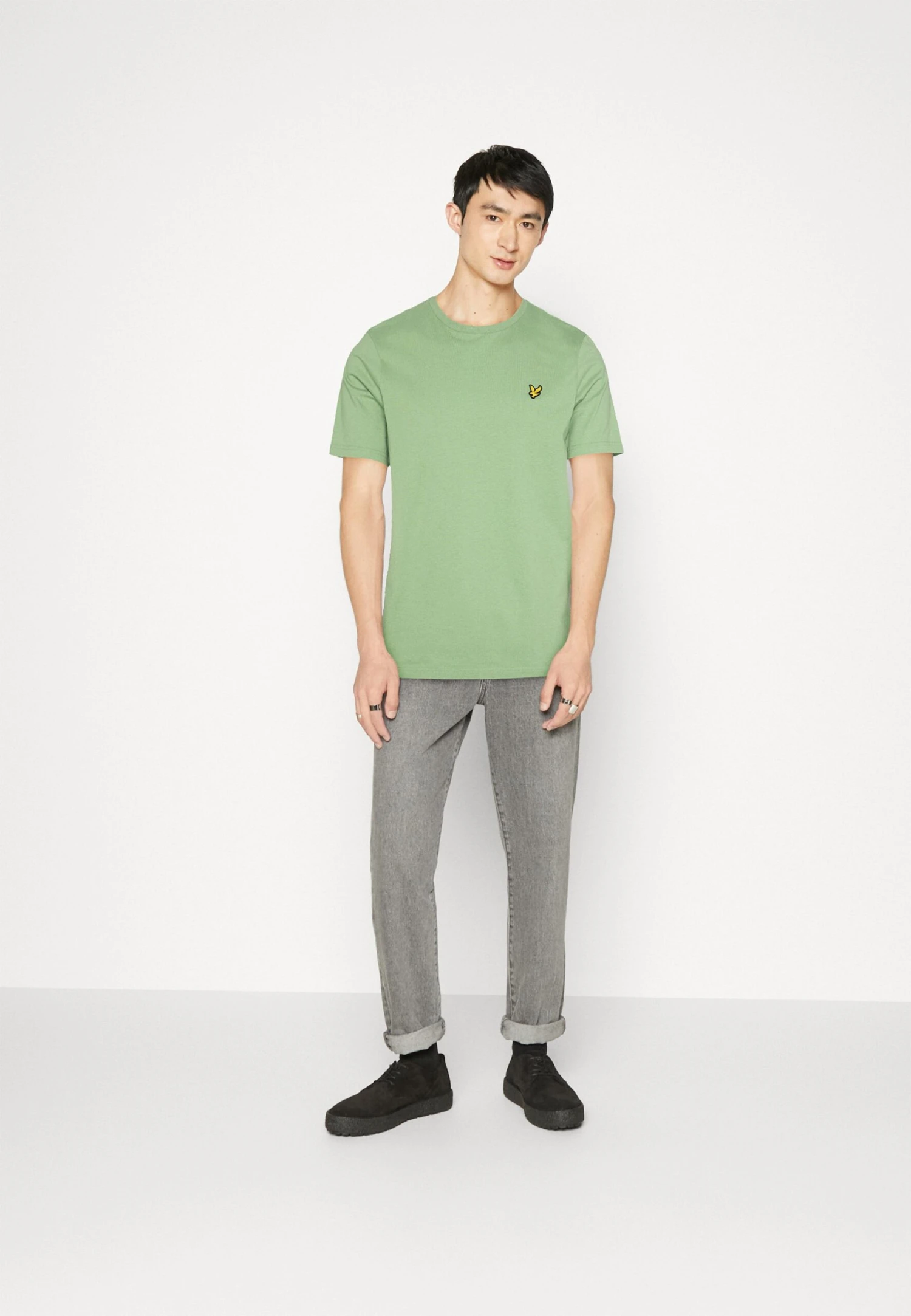 Lyle & Scott Plain - T-Shirt Basic - Glencoe Green 2 Lyle & Scott Plain - T-Shirt Basic - Glencoe Green - Afbeelding 2