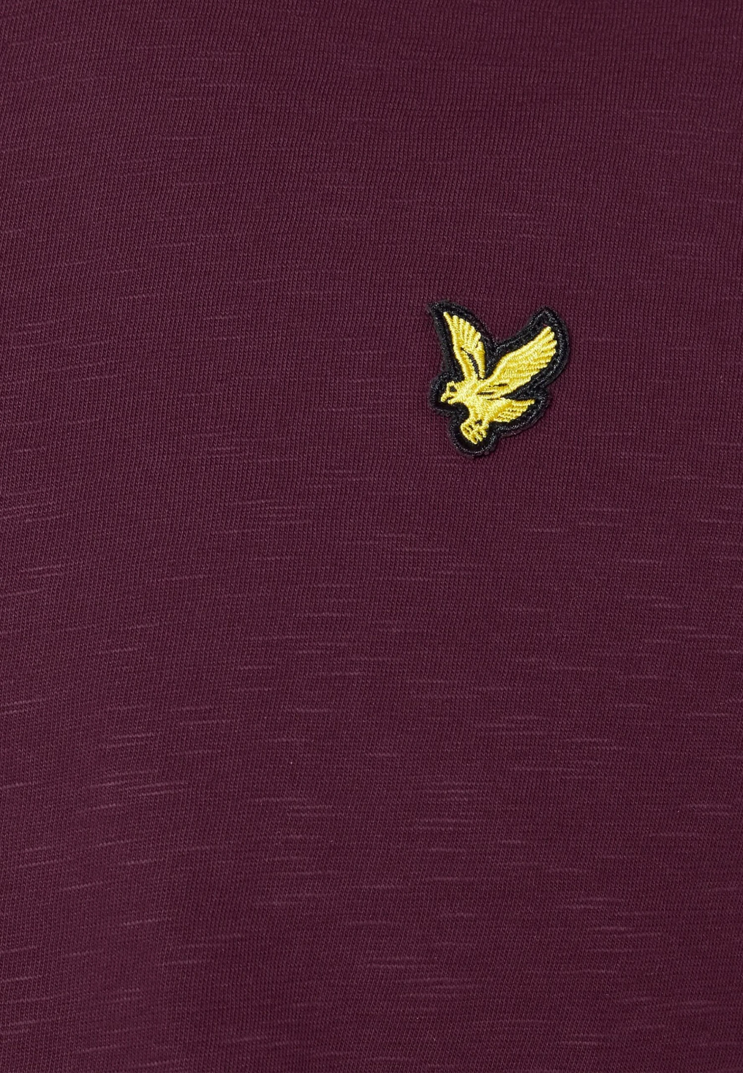 Lyle & Scott Slub - T-Shirt Basic - Burgundy 6 Lyle & Scott Slub - T-Shirt Basic - Burgundy - Afbeelding 6
