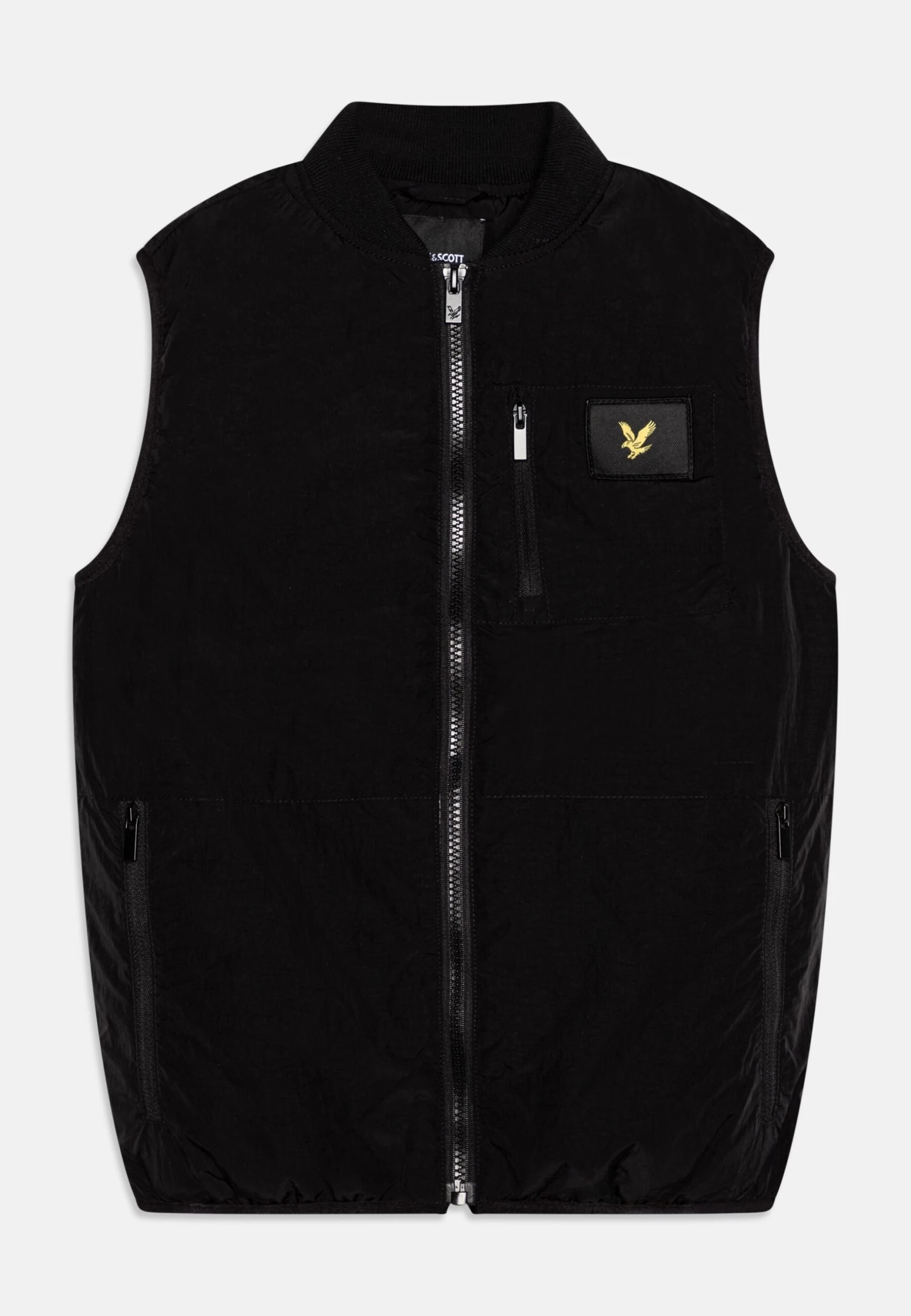 Lyle & Scott Patch Pocket Gilet - Bodywarmer - Black 1 Lyle & Scott Patch Pocket Gilet - Bodywarmer - Black