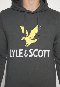Lyle & Scott Overhead Hoodie - Hoodie - Granite -Lyle & Scott Verkoop 967932cb0c9047f4a38a80ce3a678763