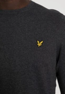 Lyle & Scott Crew Neck Jumper - Trui - Charcoal Marl -Lyle & Scott Verkoop 96f267d4d7834d95824abf064aa75514