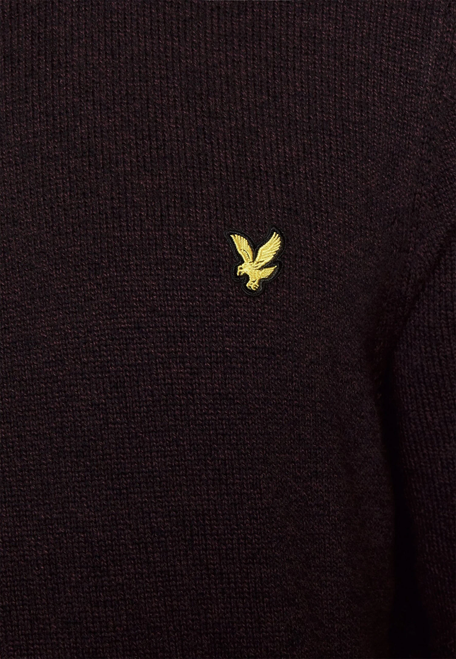 Lyle & Scott Mouline Roll Neck Jumper - Trui - Beetroot/Jet Black 5 Lyle & Scott Mouline Roll Neck Jumper - Trui - Beetroot/Jet Black - Afbeelding 5