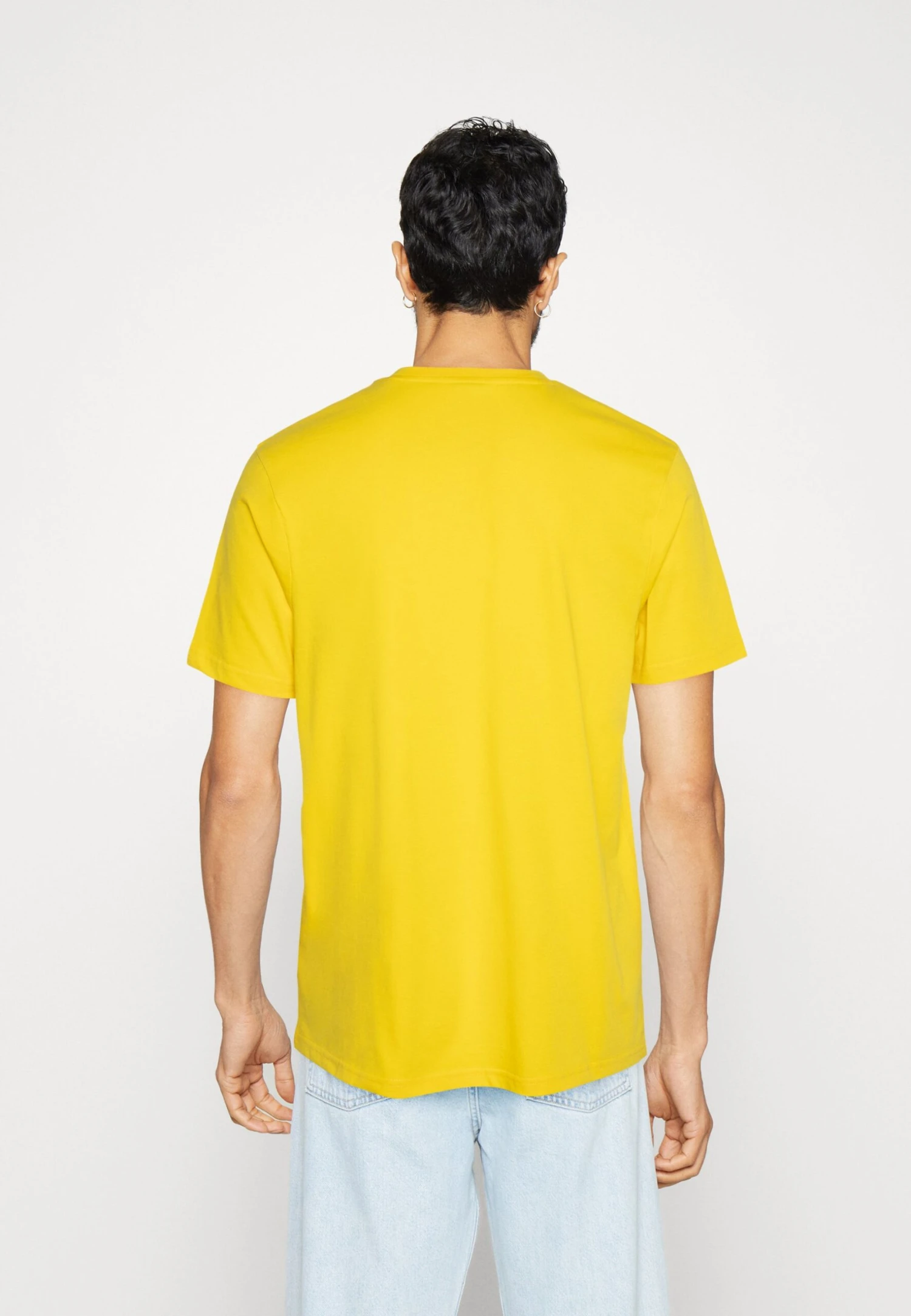 Lyle & Scott Plain - T-Shirt Basic - Yellow Scorch 3 Lyle & Scott Plain - T-Shirt Basic - Yellow Scorch - Afbeelding 3