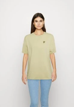 Lyle & Scott Oversized - T-Shirt Basic - Natural Green