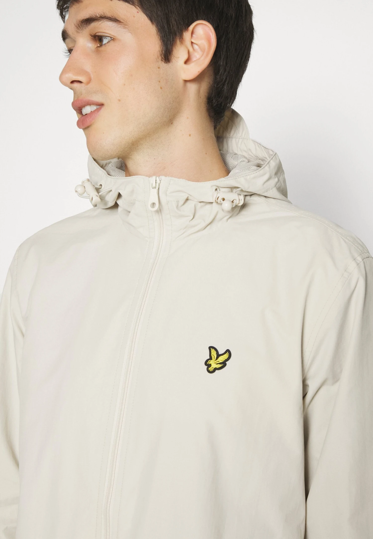Lyle & Scott Through Hooded - Lichte Jas - Offwhite 5 Lyle & Scott Through Hooded - Lichte Jas - Offwhite - Afbeelding 5