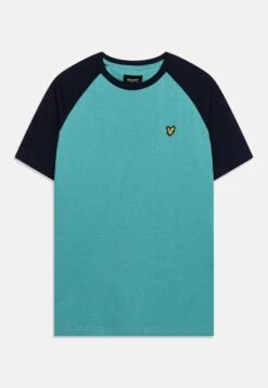 Lyle & Scott Raglan Sleeve Tee - T-Shirt Print - Meadowbrook