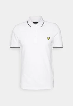 Lyle & Scott Tipped - Poloshirt - White/Gunmetal -Lyle & Scott Verkoop a5d461718b284d81bff1dcf5501bcb1f
