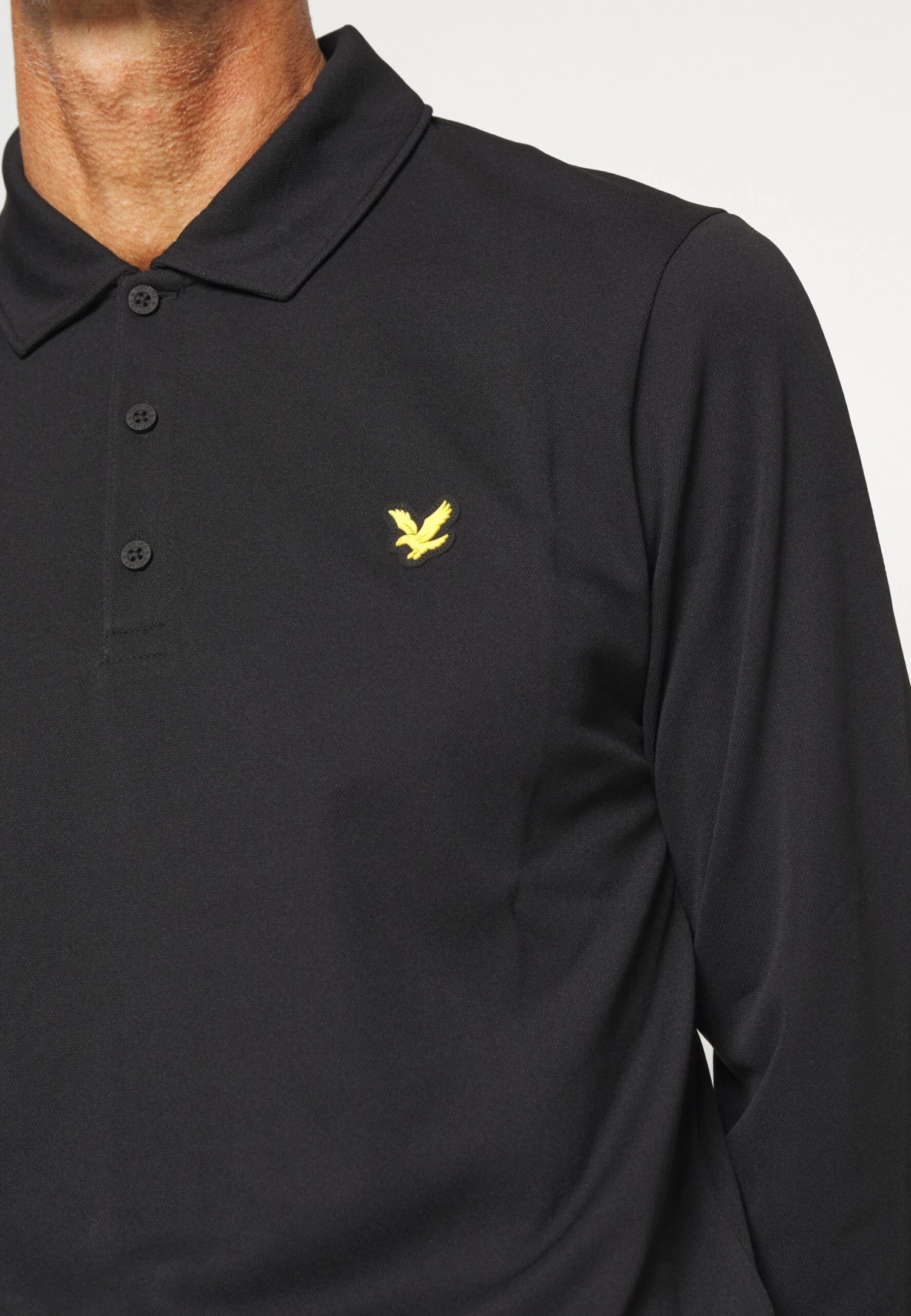 Lyle & Scott Long Sleeve Tech - Sport T-Shirt - Jet Black 6 Lyle & Scott Long Sleeve Tech - Sport T-Shirt - Jet Black - Afbeelding 6