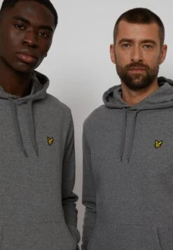 Lyle & Scott Hoodie - Hoodie - Mid Grey Marl -Lyle & Scott Verkoop a6ea974ae59f4f92934eabbbe4866fac