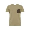 Lyle & Scott Contrast Pocket - T-Shirt Print - Verde