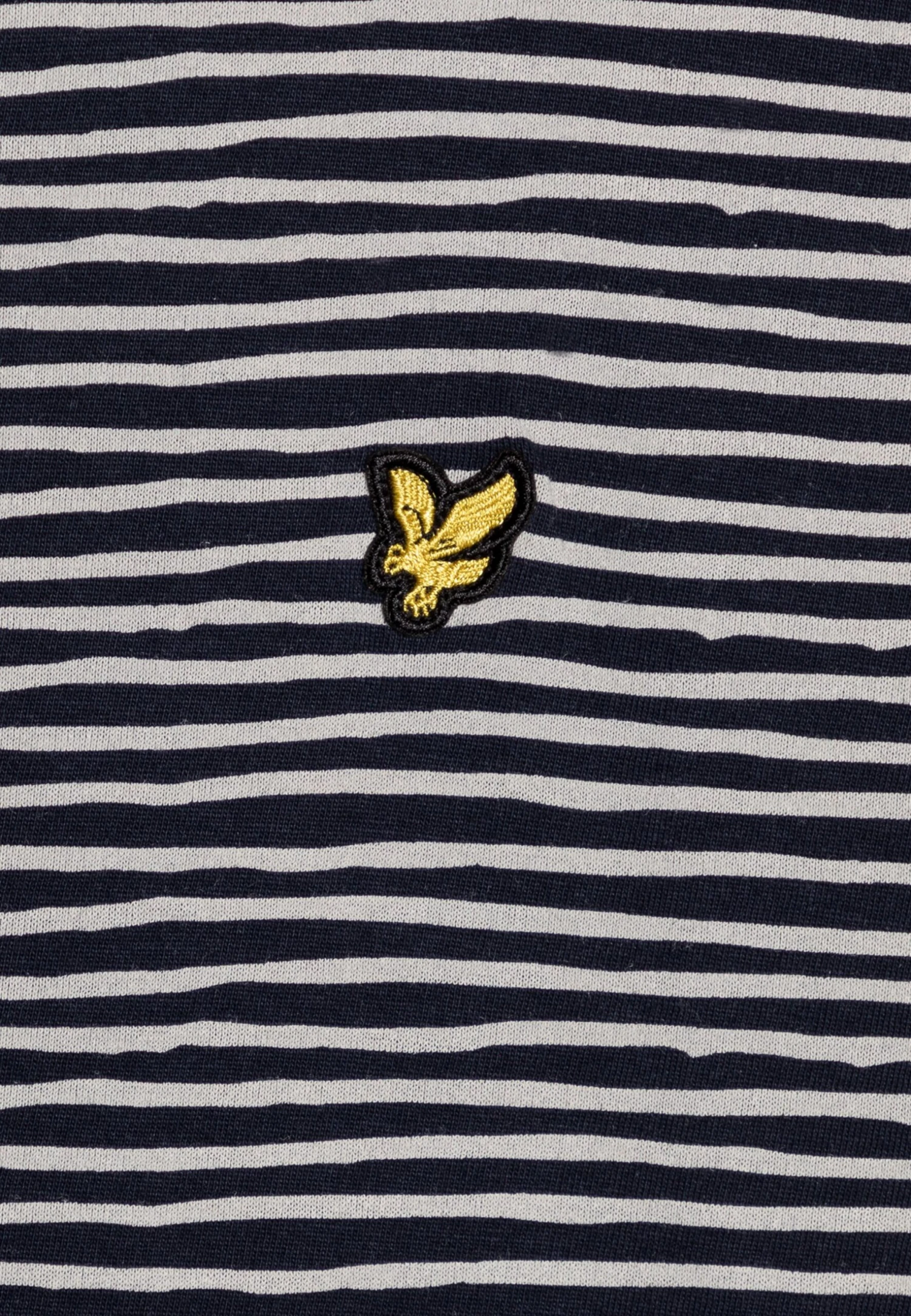 Lyle & Scott Stripe Tee - T-Shirt Print - Navy 3 Lyle & Scott Stripe Tee - T-Shirt Print - Navy - Afbeelding 3
