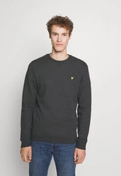 Lyle & Scott Crew Neck - Sweater - Charcoal Marl