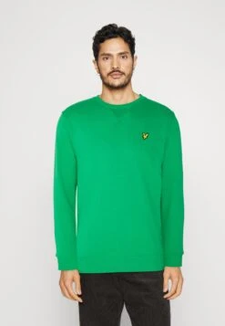 Lyle & Scott Crew Neck - Sweater - Grid Green