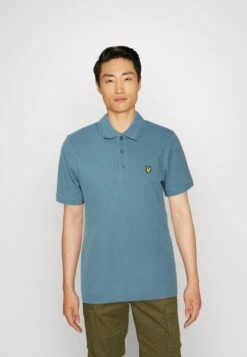Lyle & Scott Crest Tipped - Poloshirt - Skipton Blue