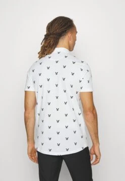 Lyle & Scott Eagle Print - Poloshirt - White -Lyle & Scott Verkoop b4aafc4bd5024c5fb581faad3c459b36