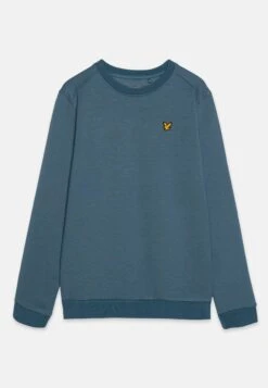 Lyle & Scott Sport Tech Crew Neck- Longsleeve - Ageon Blue