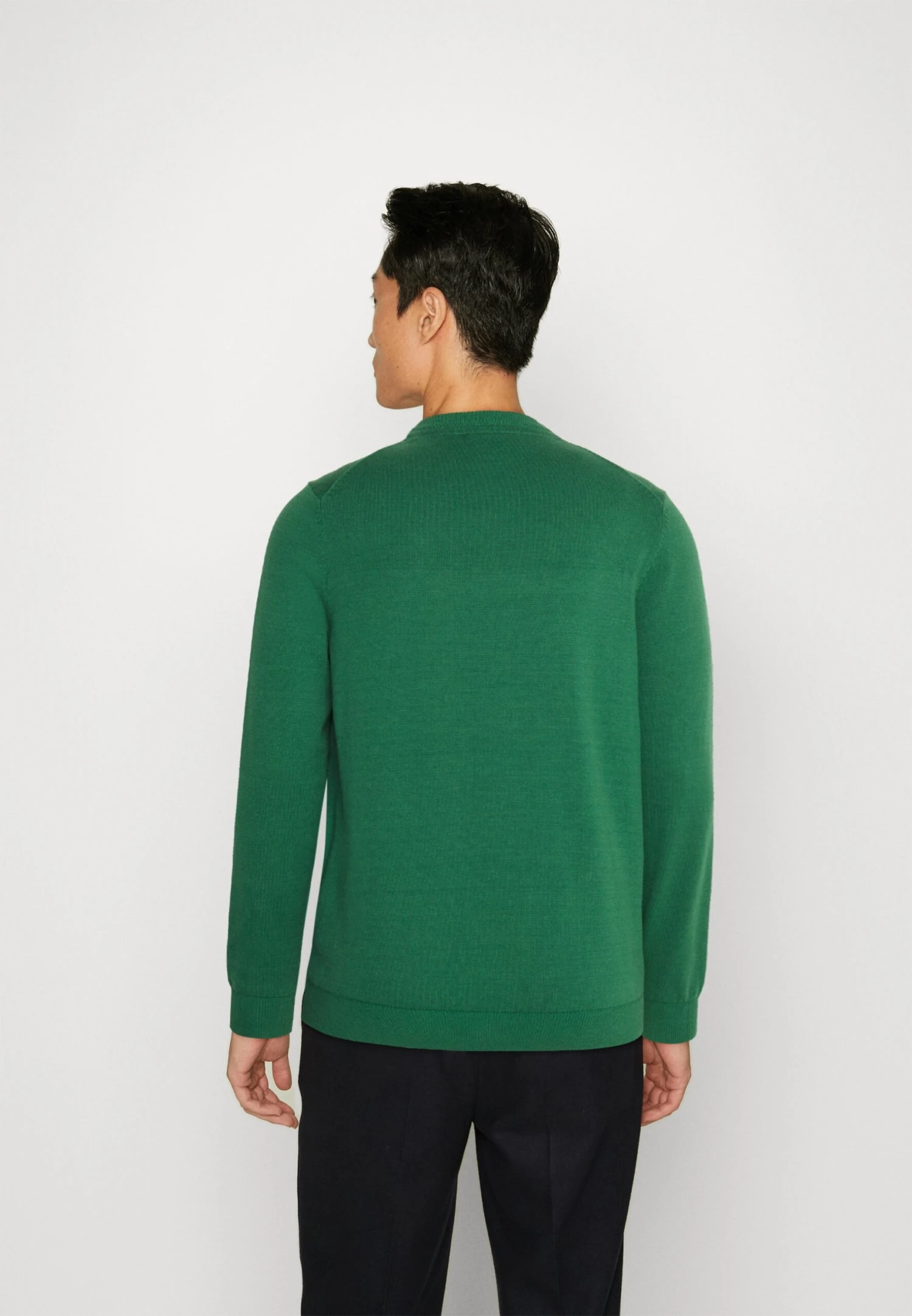 Lyle & Scott Crew Neck Jumper - Trui - English Green 3 Lyle & Scott Crew Neck Jumper - Trui - English Green - Afbeelding 3