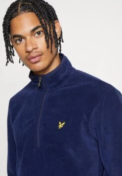 Lyle & Scott Quarter Zip - Fleece Trui - Navy 9 Lyle & Scott Quarter Zip - Fleece Trui - Navy -Lyle & Scott Verkoop b78850f696524b878d1c220847810692