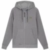 Lyle & Scott Sweater Met Rits - Mid Grey Marl