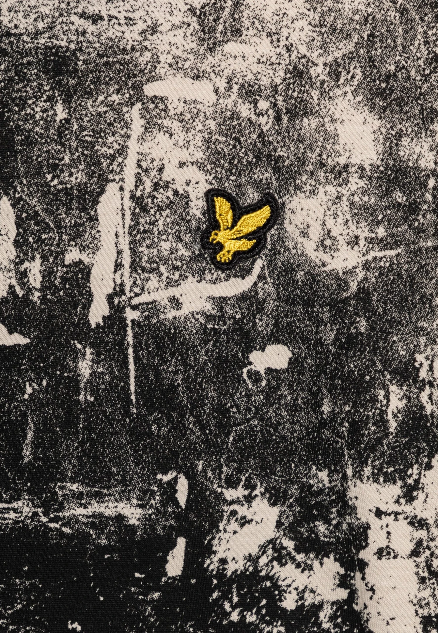 Lyle & Scott Erosion Print - T-Shirt Print - Black 3 Lyle & Scott Erosion Print - T-Shirt Print - Black - Afbeelding 3