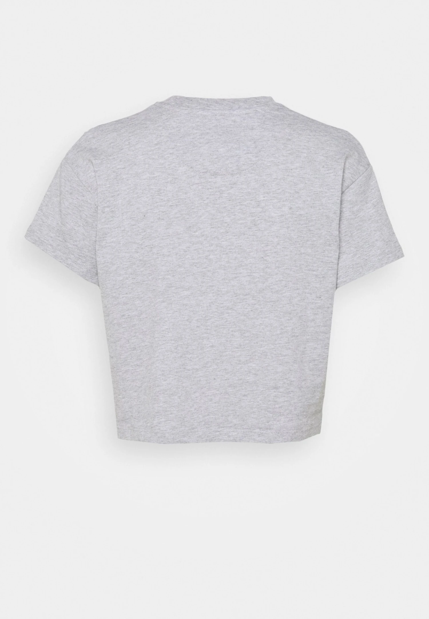 Lyle & Scott Cropped- T-Shirt Basic - Light Grey Marl 2 Lyle & Scott Cropped- T-Shirt Basic - Light Grey Marl - Afbeelding 2