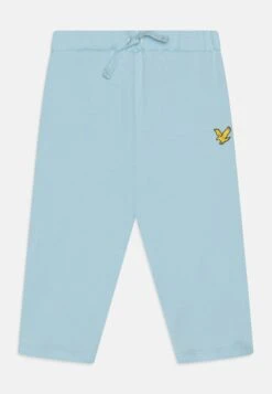 Lyle & Scott Wide Leg Joggers Tee And Bib Falls Set - T-Shirt Print - Light Blue -Lyle & Scott Verkoop bcfc5ec82e774b77bce5ee88019d38d8