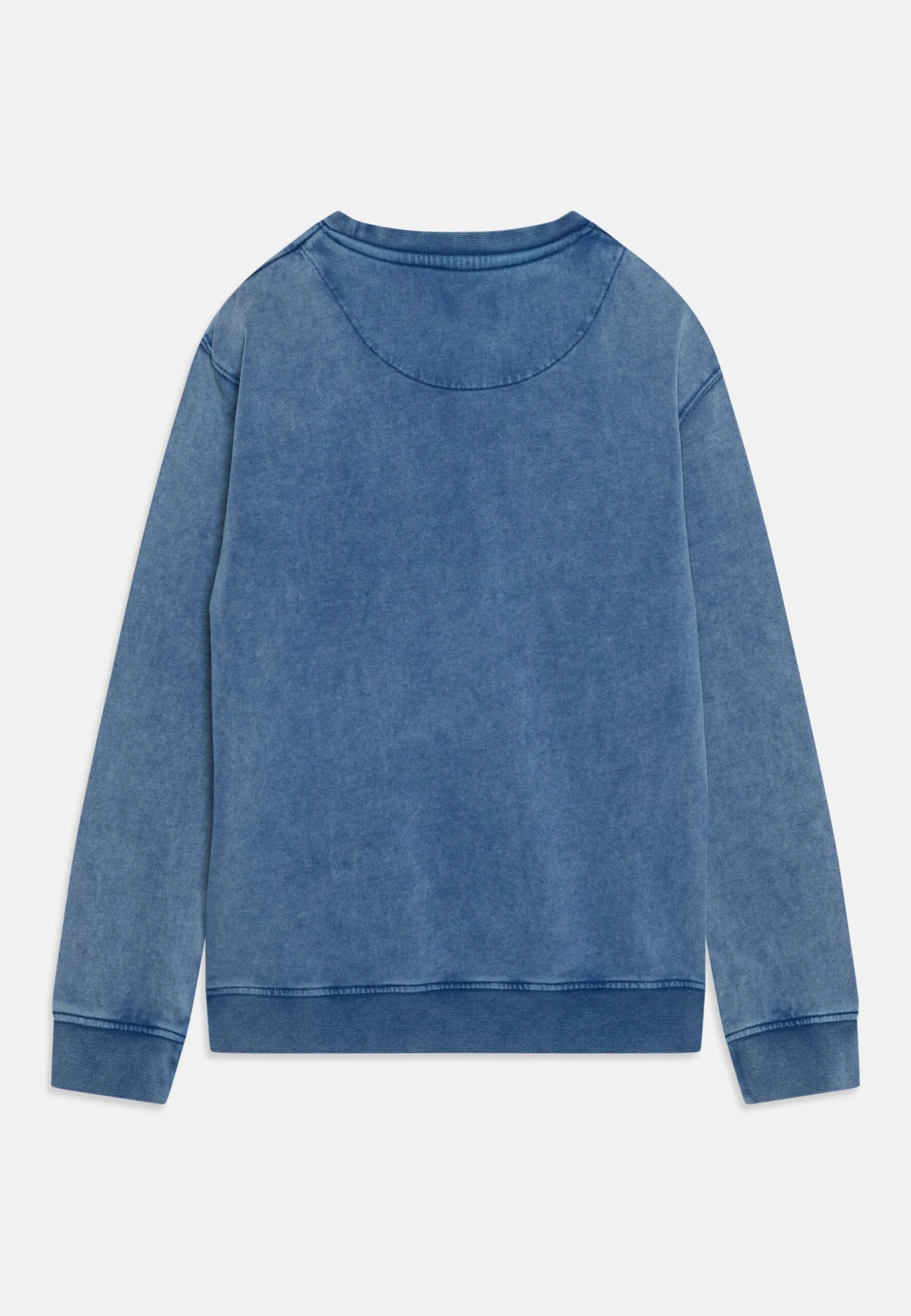 Lyle & Scott Oversized Acid Wash Crew - Sweater - Galaxy Blue 2 Lyle & Scott Oversized Acid Wash Crew - Sweater - Galaxy Blue - Afbeelding 2