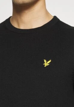 Lyle & Scott Crew Neck Jumper - Trui - Jet Black -Lyle & Scott Verkoop c27fa4ee3919475290ea282e7d263b43
