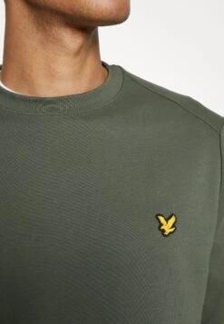 Lyle & Scott Crew Neck Fly - Sweater - Cactus Green -Lyle & Scott Verkoop c280b32e540b4dcb8d23c72d8dcb41cc