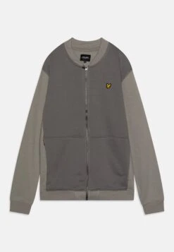 Lyle & Scott Bomber - Sweater Met Rits - Limestone