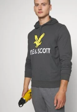 Lyle & Scott Overhead Hoodie - Hoodie - Granite -Lyle & Scott Verkoop c78474998fe147c380e14fd96ad29475