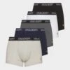 Lyle & Scott Miller 5 Pack - Onderbroeken - Black/Bright White/Light Grey Marl/Dark Grey Marl/Peacoat