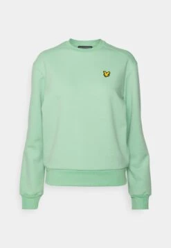 Lyle & Scott The Yasmin Crew Neck - Longsleeve - Pale Teal -Lyle & Scott Verkoop cd09c0f39df441b2864955dba732cc38