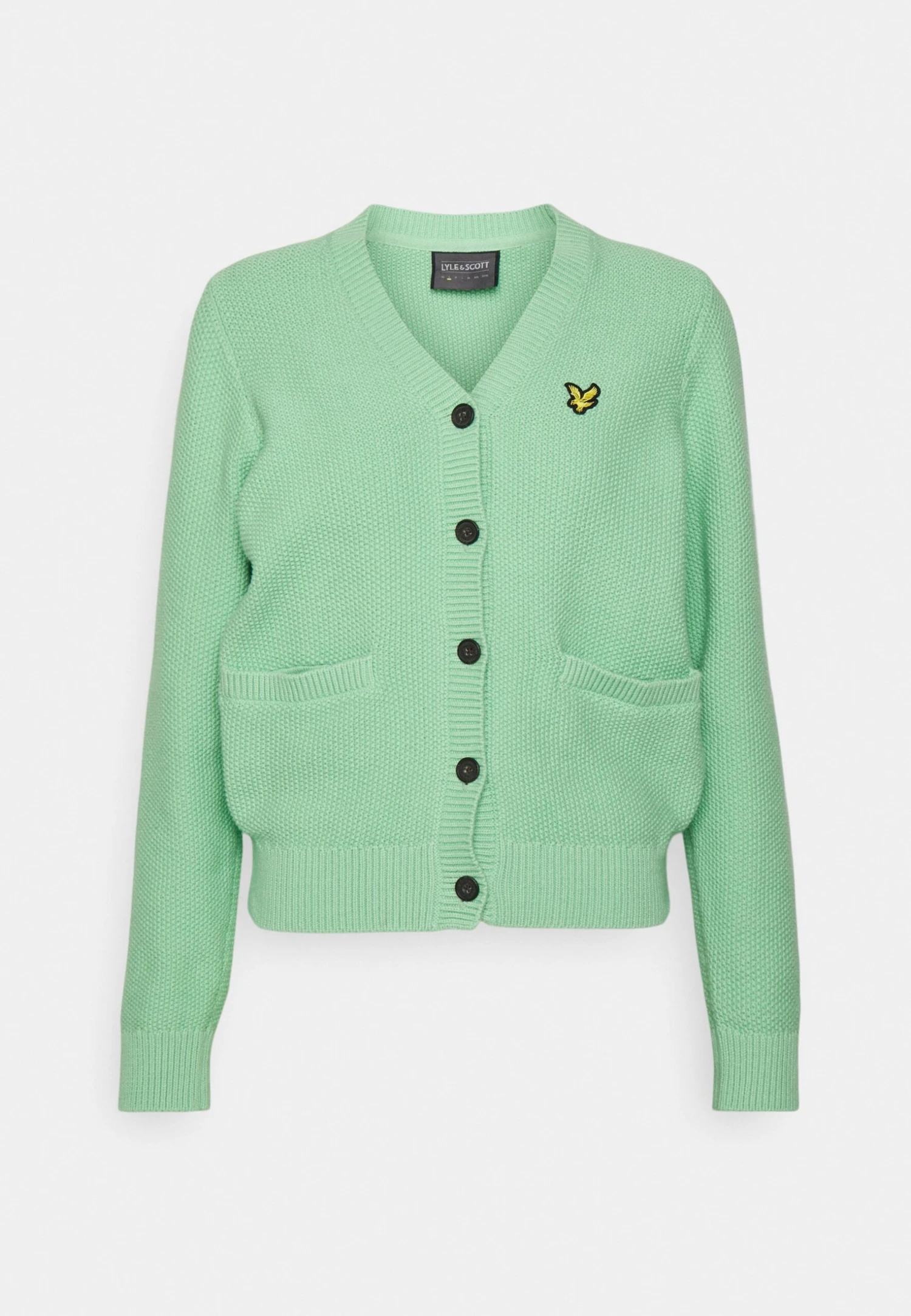 Lyle & Scott The Grace Cardigan - Sweater Met Rits - Pale Teal 4 Lyle & Scott The Grace Cardigan - Sweater Met Rits - Pale Teal - Afbeelding 4