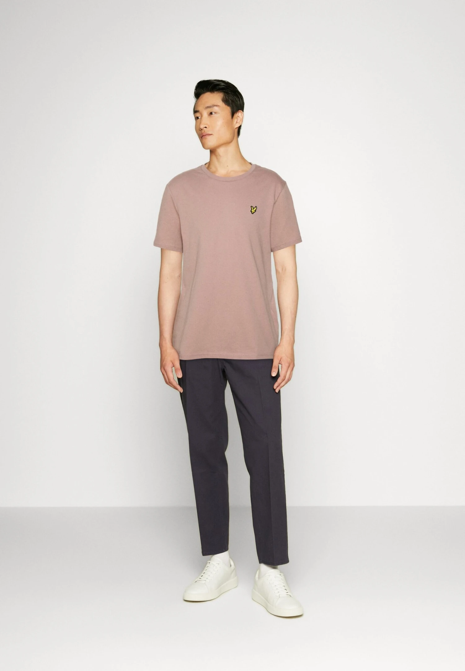 Lyle & Scott Plain - T-Shirt Basic - Mauve Dusk 2 Lyle & Scott Plain - T-Shirt Basic - Mauve Dusk - Afbeelding 2