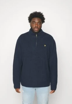 Lyle & Scott Quarter Zip Jumper - Trui - Dark Navy