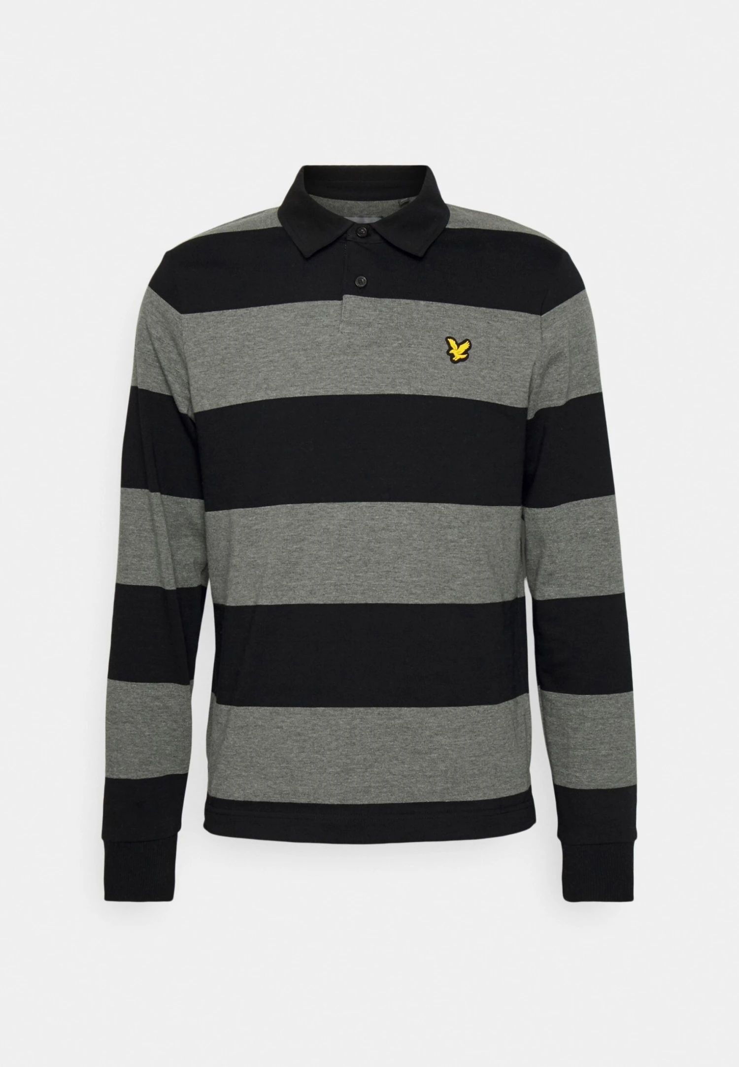 Lyle & Scott Golf Rugby - Longsleeve - Jet Black/Mid Grey 5 Lyle & Scott Golf Rugby - Longsleeve - Jet Black/Mid Grey - Afbeelding 5