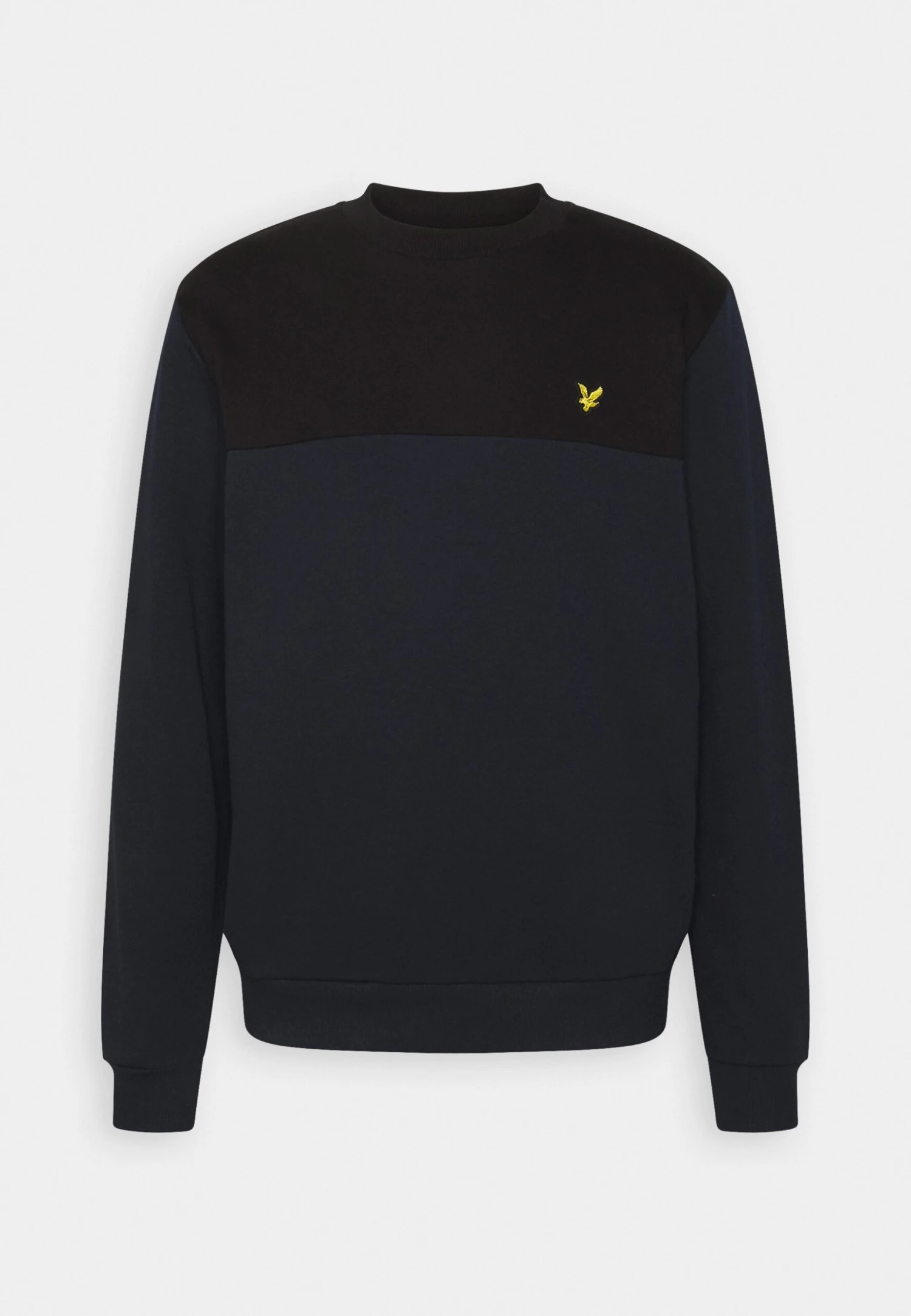 Lyle & Scott Contrast Yoke Crew Neck - Sweater - Dark Navy 4 Lyle & Scott Contrast Yoke Crew Neck - Sweater - Dark Navy - Afbeelding 4