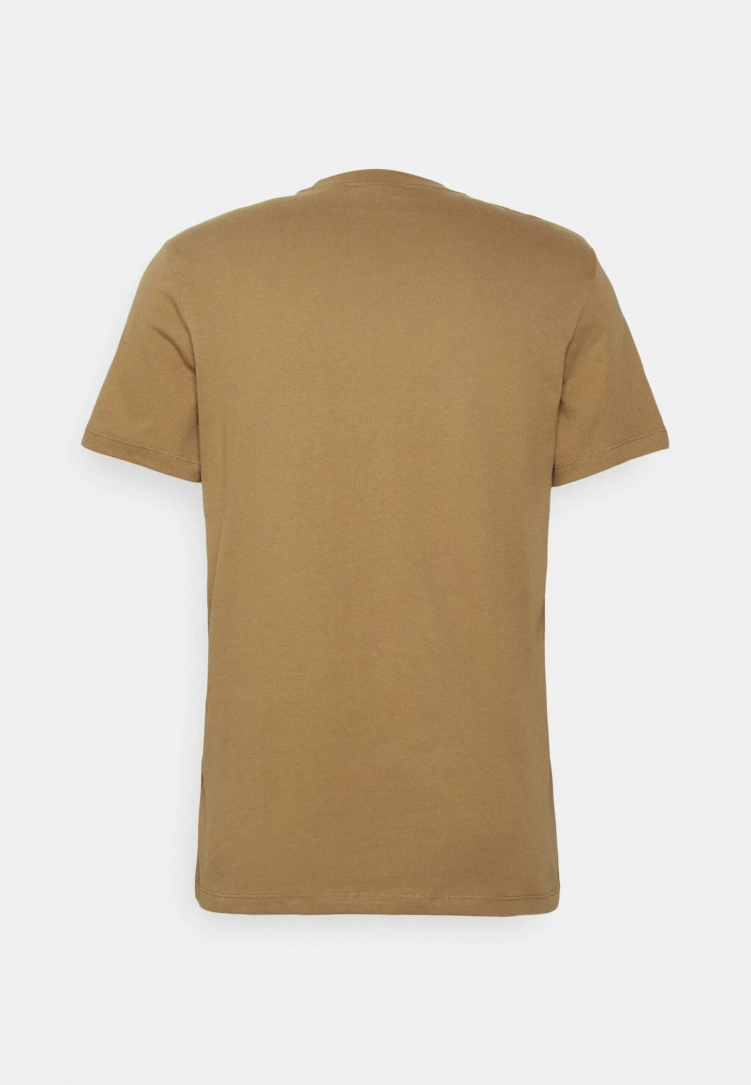 Lyle & Scott Grid Pocket - T-Shirt Print - Camel Bronze/Jet Black 2 Lyle & Scott Grid Pocket - T-Shirt Print - Camel Bronze/Jet Black - Afbeelding 2
